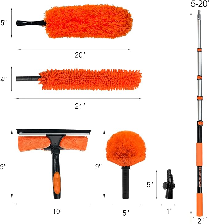 Buyplus 26FT Reach Dusting Kit, Long Duster - Image 6