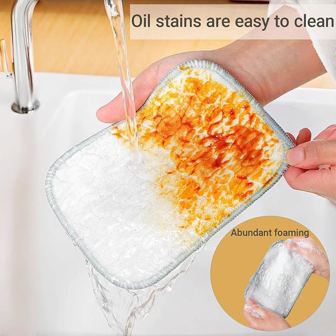 5PCS Double-Sided Thickened Wire Dishwashing Rags - Image 4