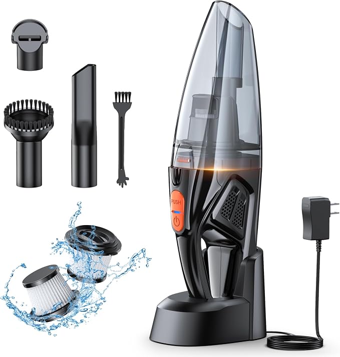 Handheld Vacuum Cordless Rechargeable 9KPA by Otemly