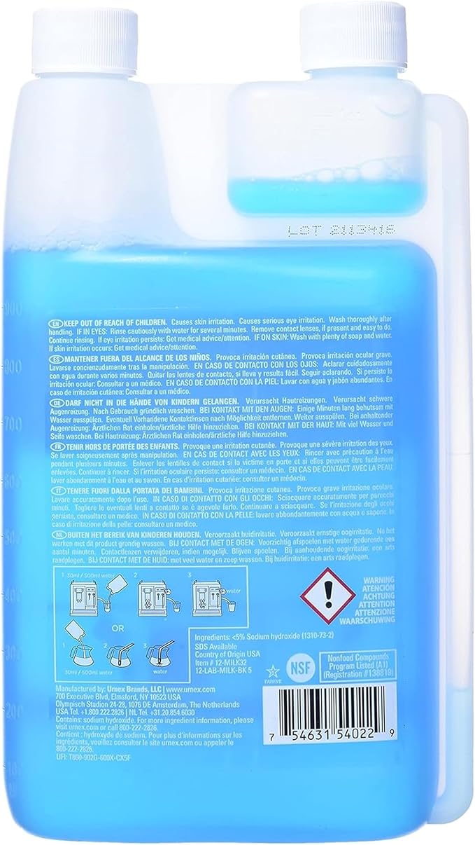 Urnex - Rinza Alkaline Formula Milk Frother Cleaner - 33.6 Ounce - Image 2