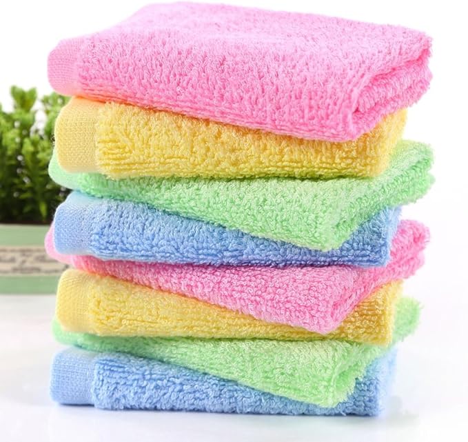 Bamboo Microfiber Cleaning Cloth-8Pcs Kitchen Wash Cloths, Wood Fiber Window - Image 7