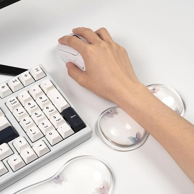 Gel Keyboard and Mouse Wrist Rest Set – Clear Wrist Rest - Image 8