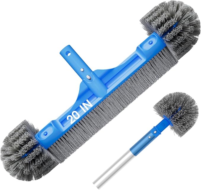 Pool Brush for Cleaning Pool Walls, Safe for Vinyl Liner by TidyMister
