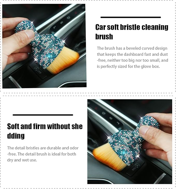 zipelo Auto Interior Dust Brush, Car Detailing Cleaning Brush - Image 3