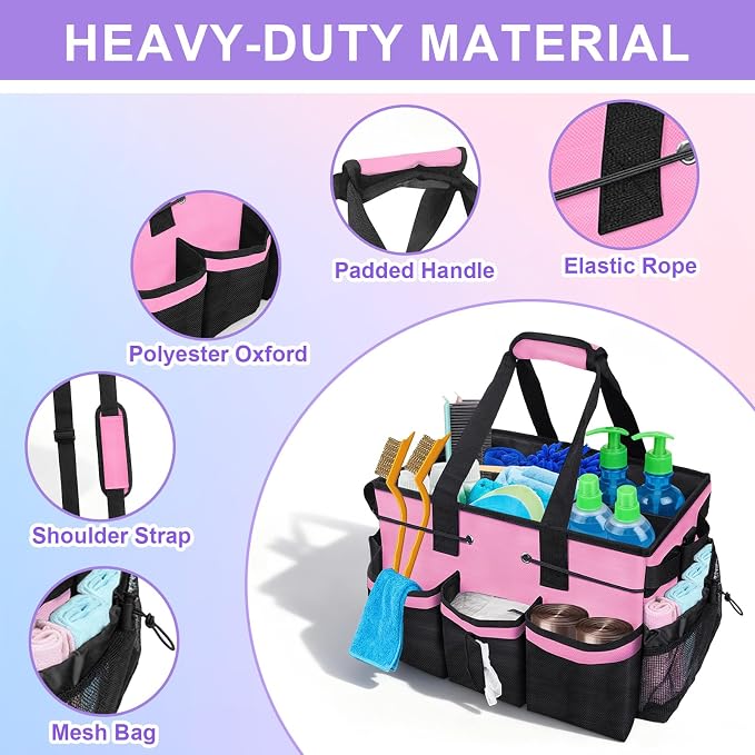 Cleaning Caddy Bag Heavy-Duty Organizer Tote - Image 2