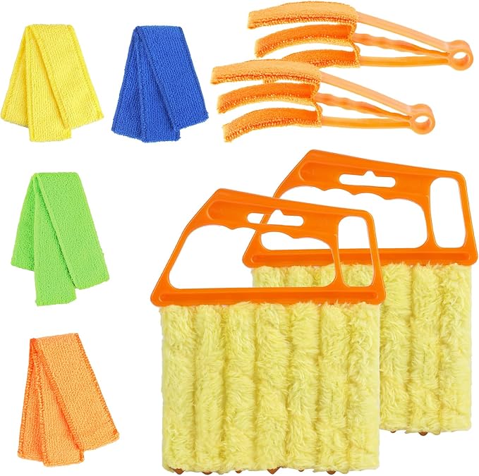 4Pcs Window Venetian Blind Cleaner Duster Tool, Feather Blind Duster by MUZHUPGUZ