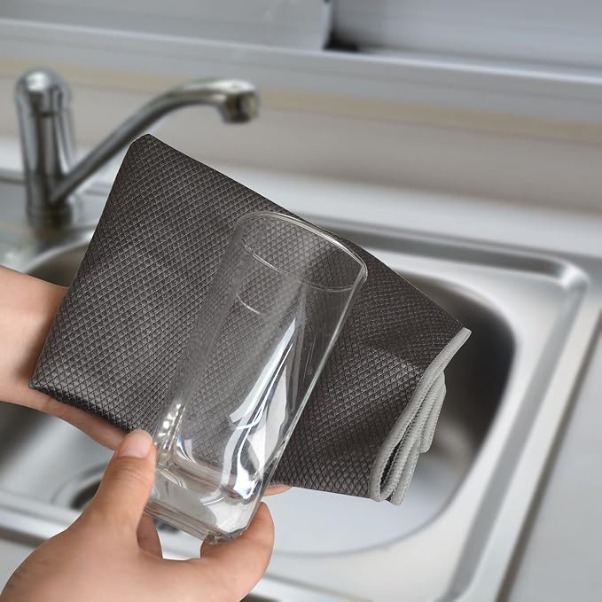 SINLAND Microfiber Glass Cleaning Cloths - Image 7