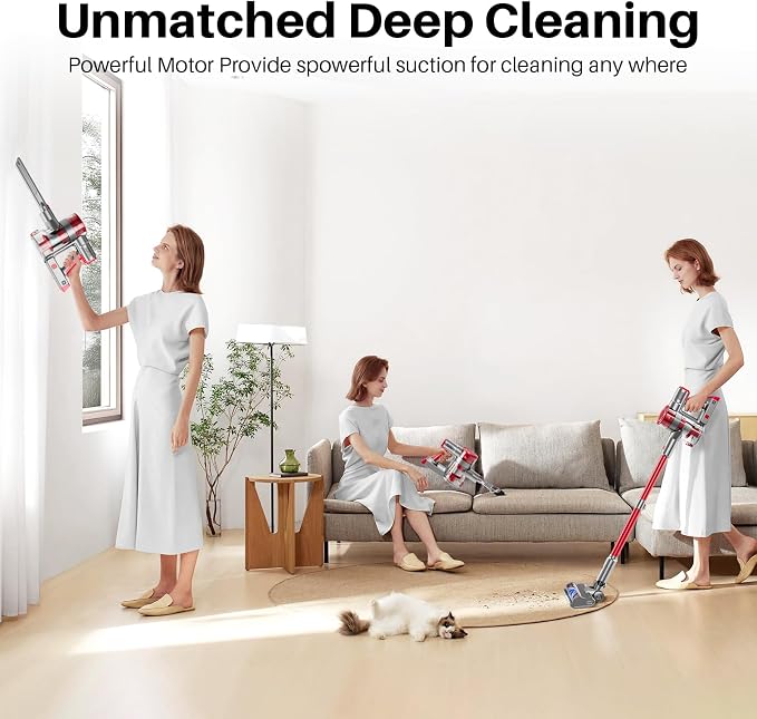 Cordless Vacuum Cleaner, Lightweight Stick Vacuum Cleaner - Image 3