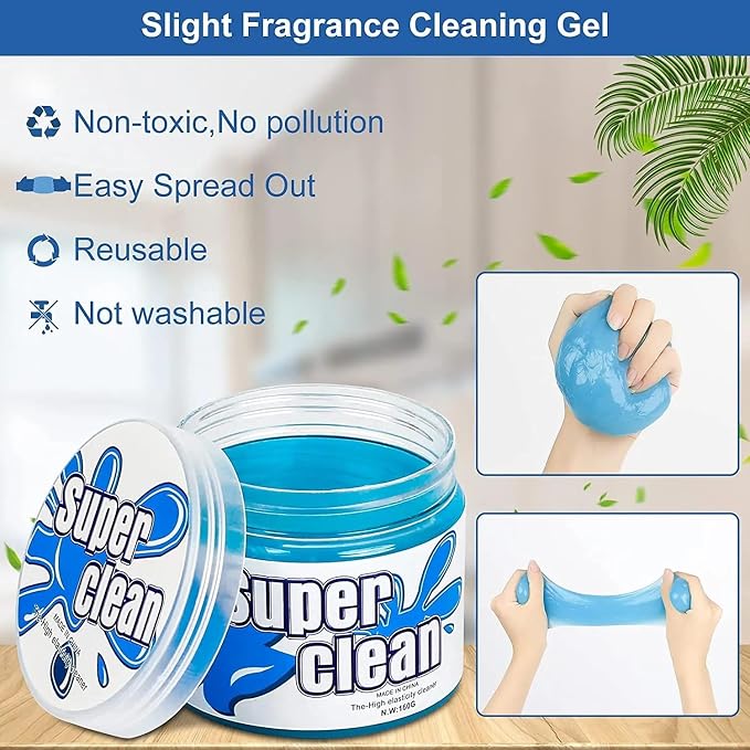 Generic Car Cleaning Gel Universal Detailing Kit Automotive Dust Car Crevice - Image 3