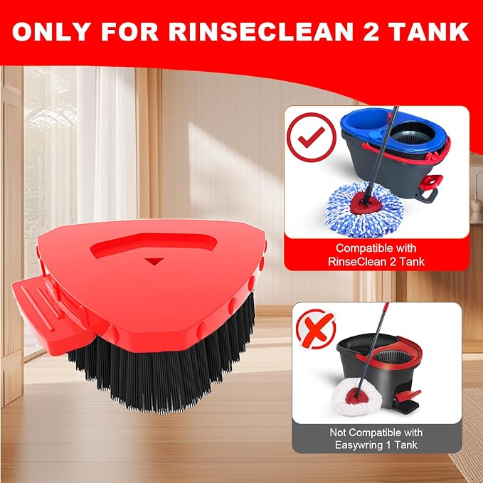 Small 2 Pack Scrub Brush Head ONLY - Image 2