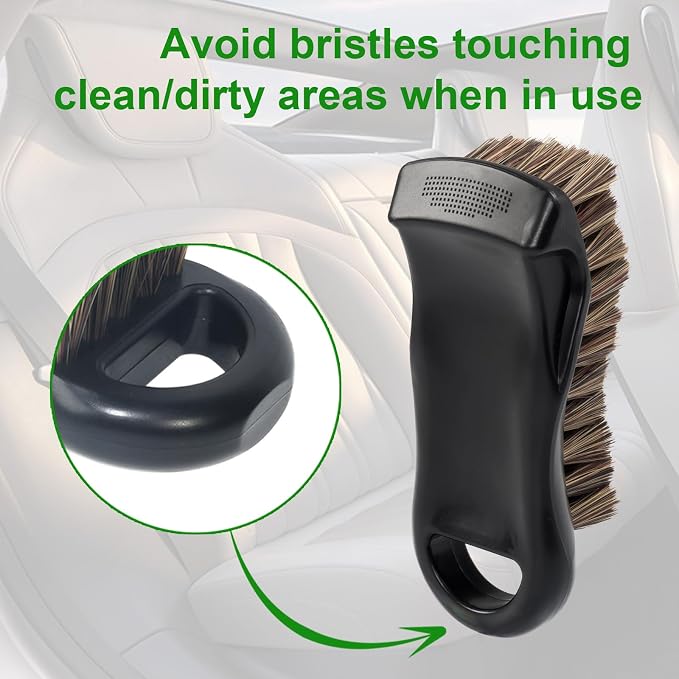 Soft Bristle Leather Cleaning Brush - Image 4