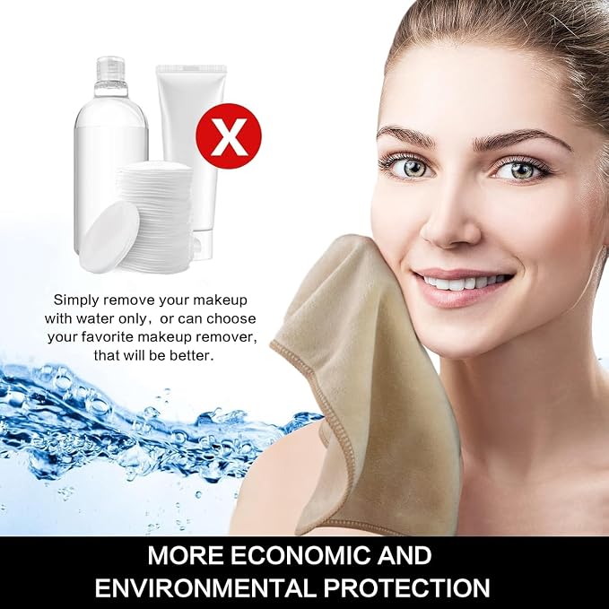 SINLAND Microfiber Facial Cloths Fast Drying Washcloth 12inch x 12inch - Image 5