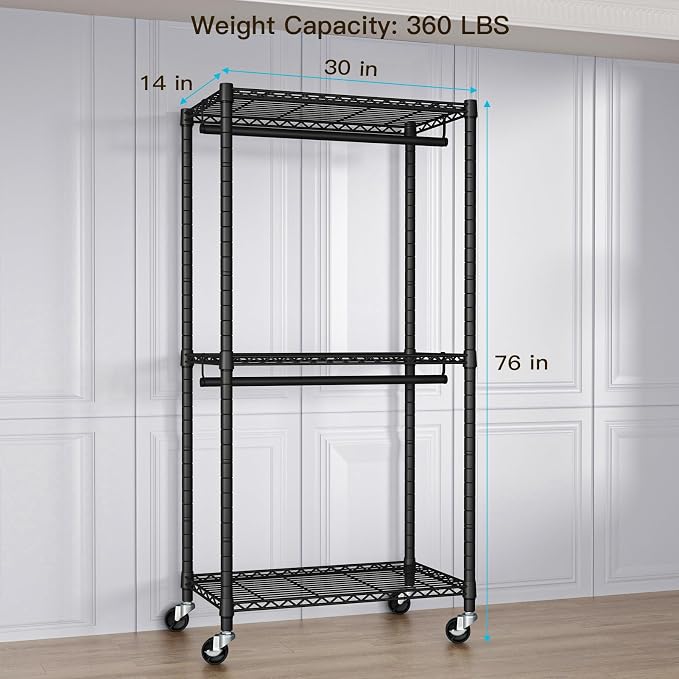 FUTASSI Heavy-Duty Portable Closet, Carbon Steel - Image 6