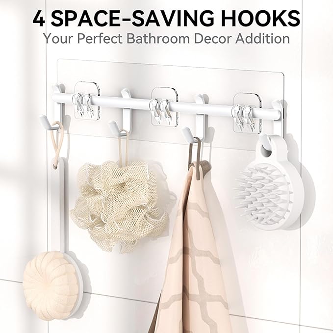 YASONIC Shower Caddy, 6 Pack Large Capacity shower organizer - Image 4