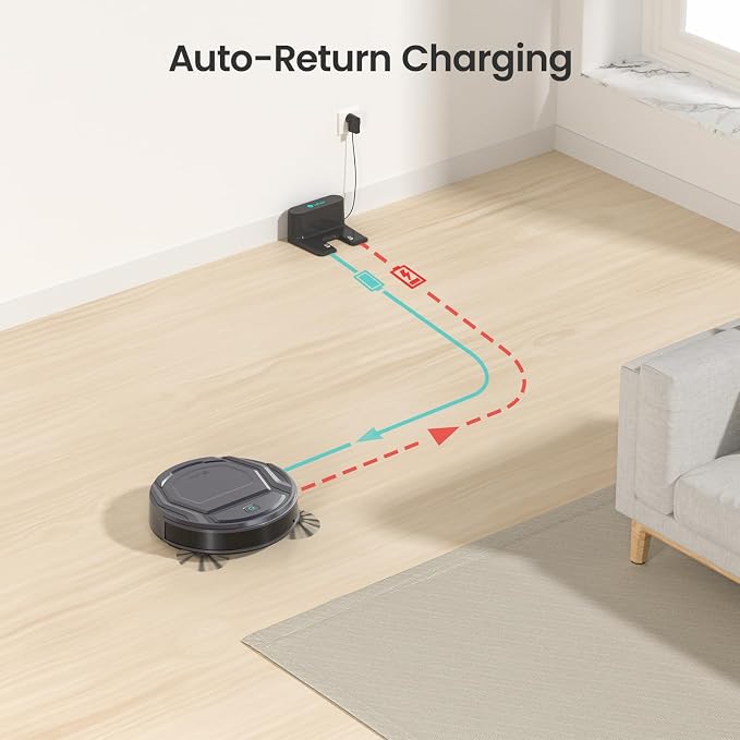 Lefant M210P Robot Vacuum Cleaner, Super Thin, Powerful Suction, Self-Charging - Image 9