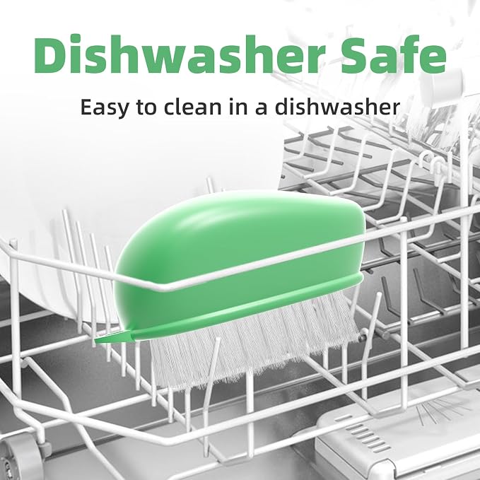 Vegetable Brush Scrubber for Food, Dishwasher Safe Ear-Hanging Veggie & Fruit - Image 7