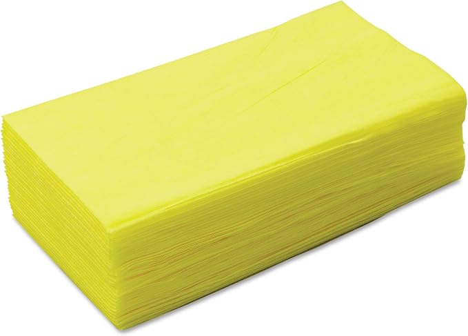 24" x 24" Nonwoven Treated Yellow Dust Cloths - Image 2