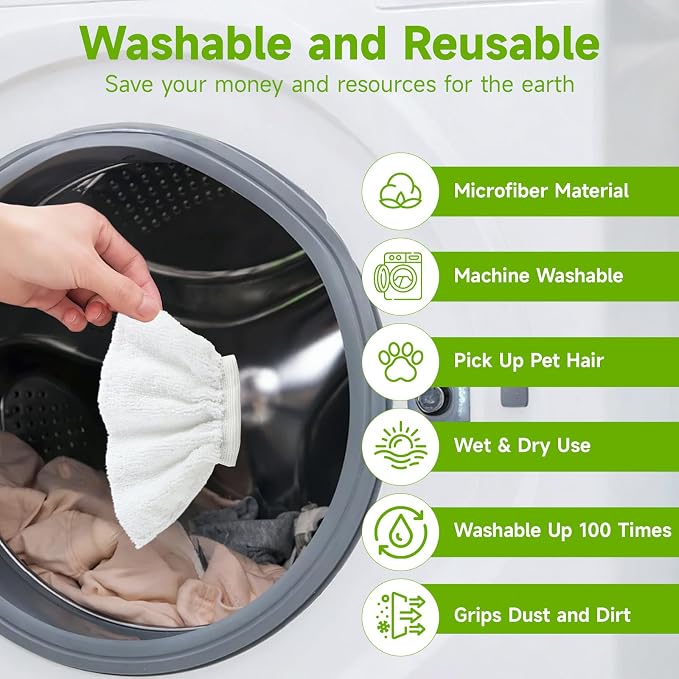 4Pack Microfiber Cloths for Handheld Steam Cleaner Compatible - Image 6