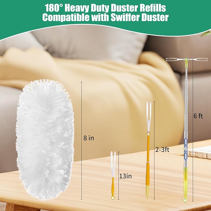 30 Count Electrostatic Duster Refills Compatible - Image 2
