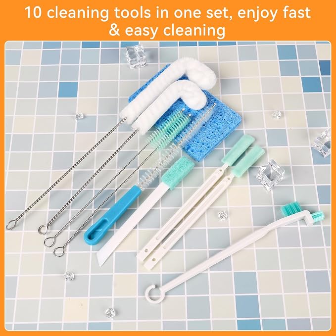 Ice Machine Cleaner Brush Sets, Small Cleaning Brush Tight Spaces - Image 7
