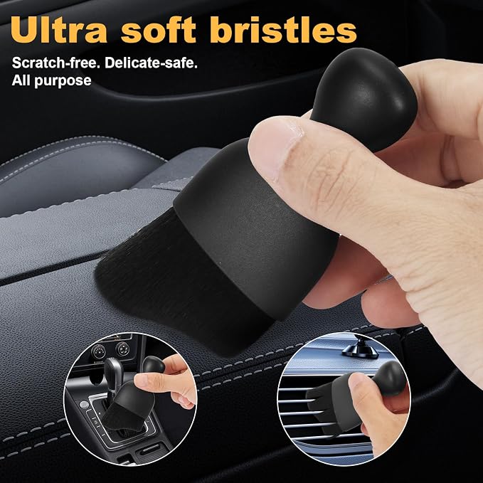 8-Piece Car Interior & Exterior Cleaning Kit - 160g Gel - Image 5