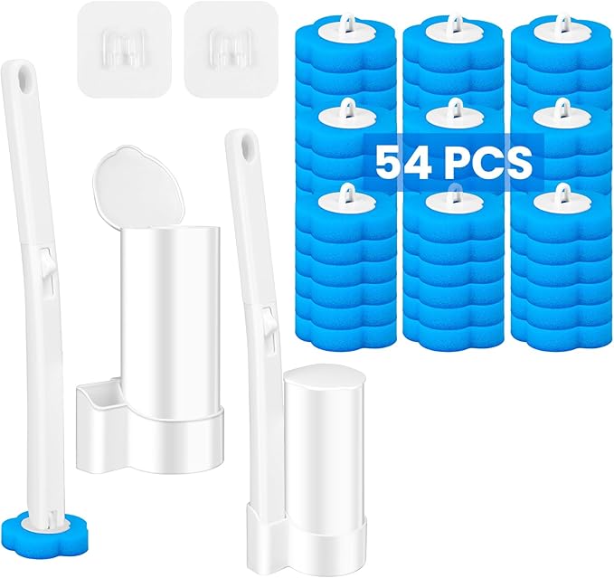 KOKL 2 Pack Disposable Toilet Brush by KOKL