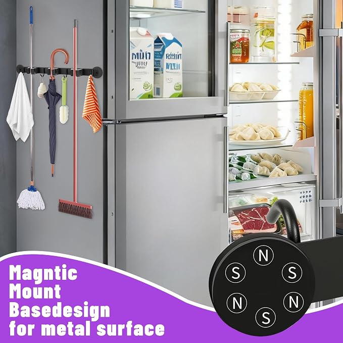 Magnetic Broom Holder Wall Mount - Image 5