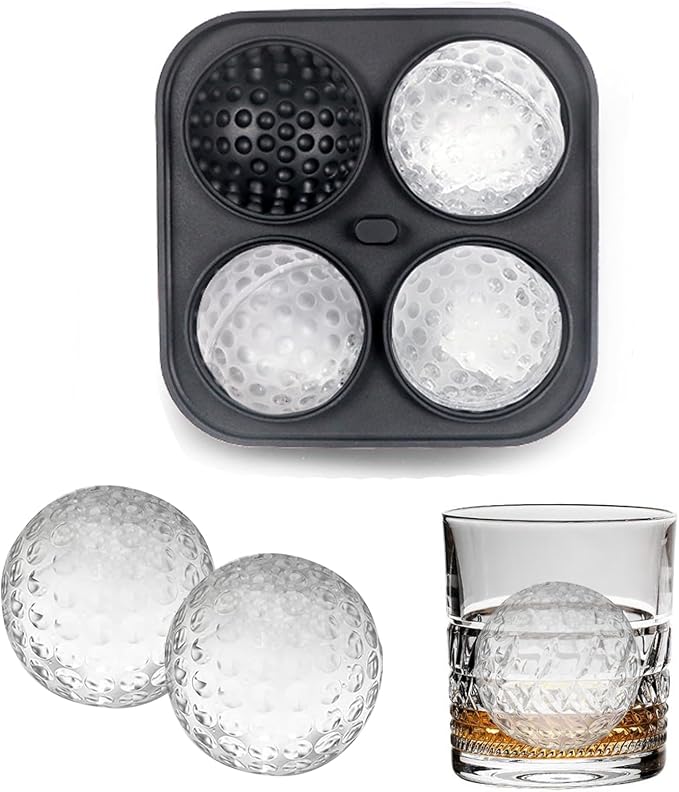 Golf Ice Cube Tray 3D, Admaison Ice Ball Cube Mold by Admaison