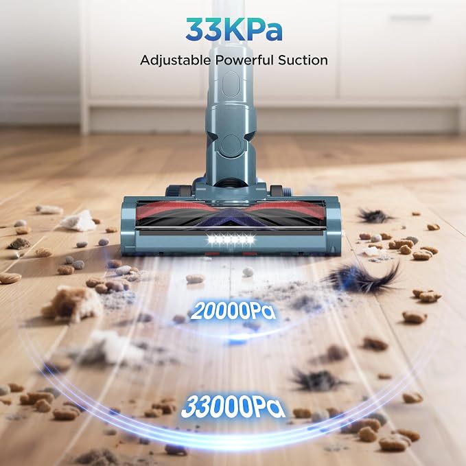 Cordless Vacuum Cleaner, 33KPA/400W Powerful Stick Vacuum - Image 2
