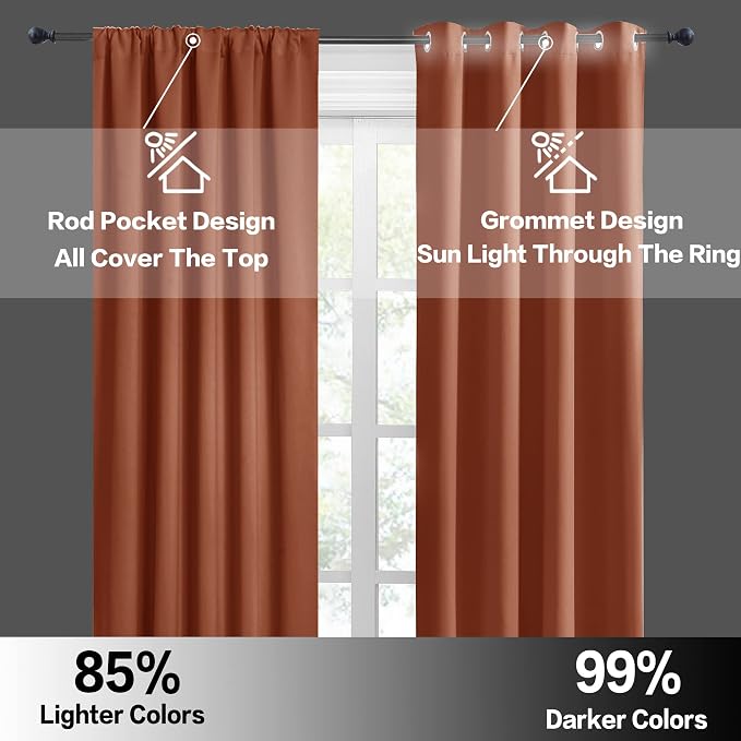 RYB HOME Bathroom Window Curtains - Image 6