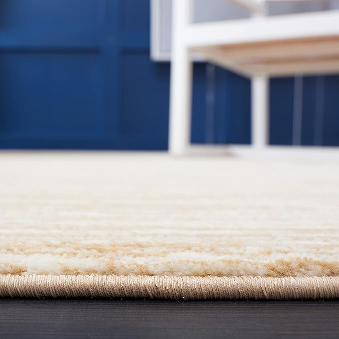 SAFAVIEH Area Rug 8x10 - Vision Collection - Large - Beige, Modern Ombre Design, Non-Shedding & Easy to Clean, Ideal for Living Room, Bedroom, Dining Space (VSN606H)