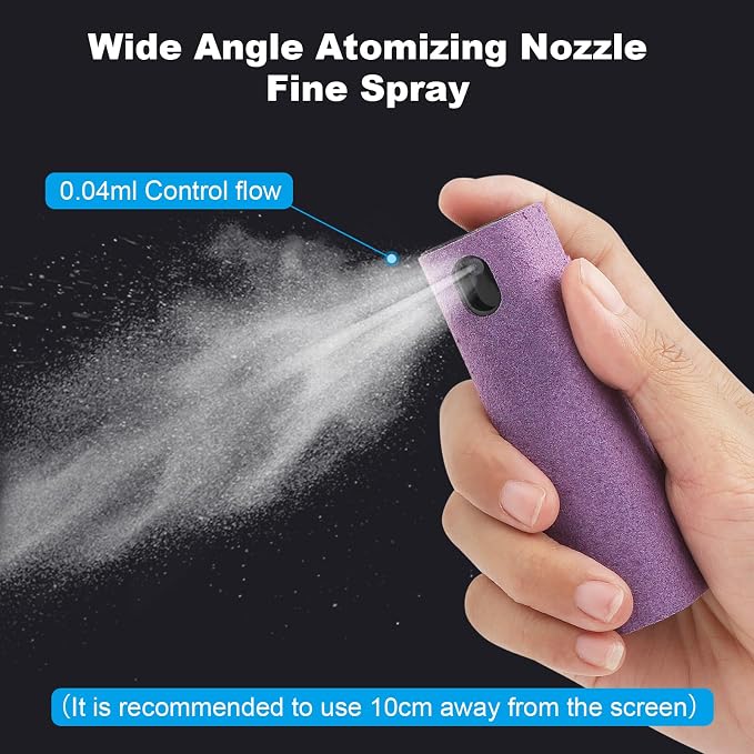 4 Pack Screen Cleaner 3-in-1 Touchscreen Mist Cleaner Spray and Microfiber - Image 4
