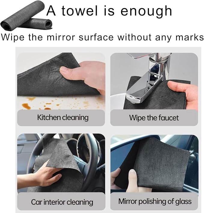10PCS Thickened Magic Cleaning Cloth, Microfiber Cloth – Reusable, Lint Free - Image 2