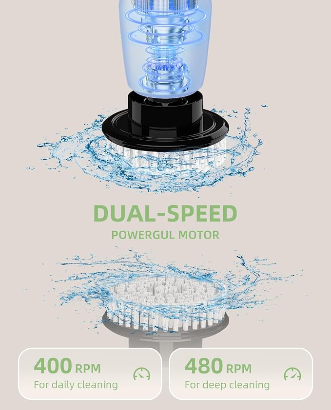 Electric Spin Scrubber, Cordless Power Scrubber - Image 2
