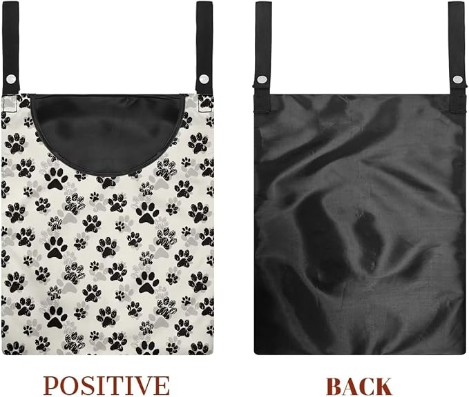 Dog Paw Print Clothespin Bag - Image 7