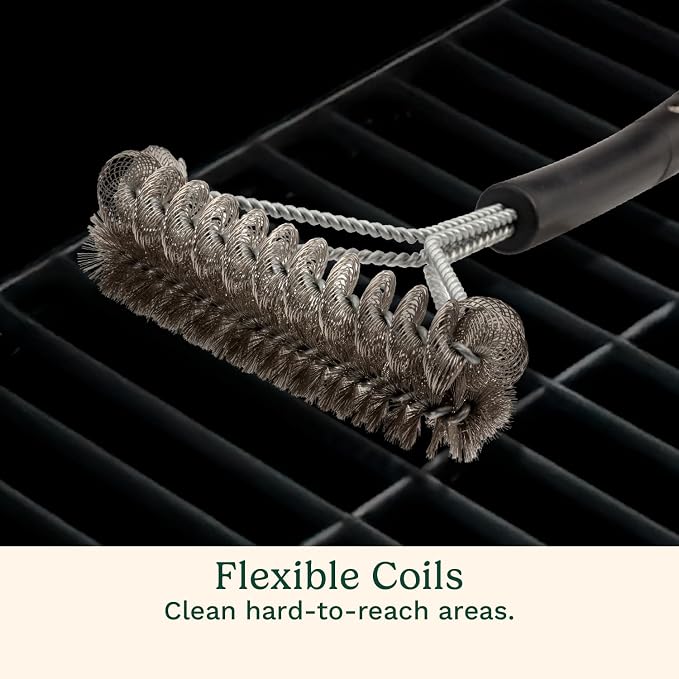 Cuisinart Coil and Brush with Angled Handle, 17” Dual Action Stainless Steel - Image 3