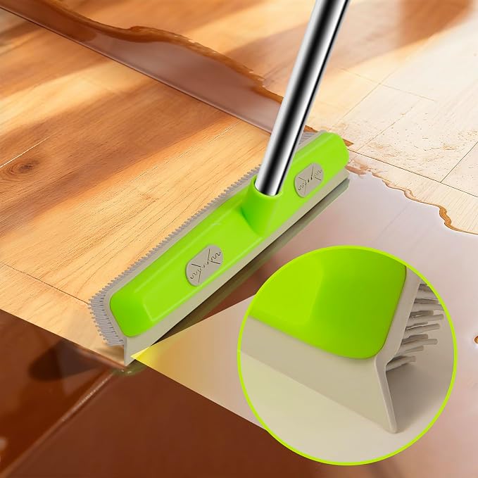 Pet Hair Removal Rubber Broom, Carpet rake - Image 5
