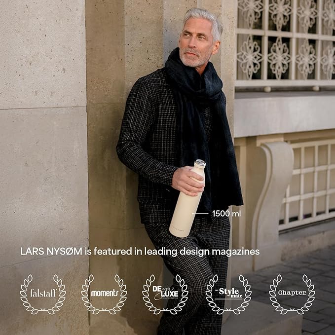 LARS NYSØM Stainless Steel Insulated XL Water Bottle 12oz 17oz 25oz 34oz 51oz | - Image 5
