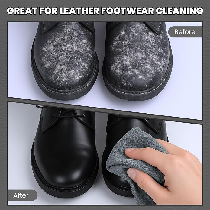 10 Pcs Shine Shoes Cloth Kit Polish Dauber Applicators Cleaning Leather Shoes - Image 4
