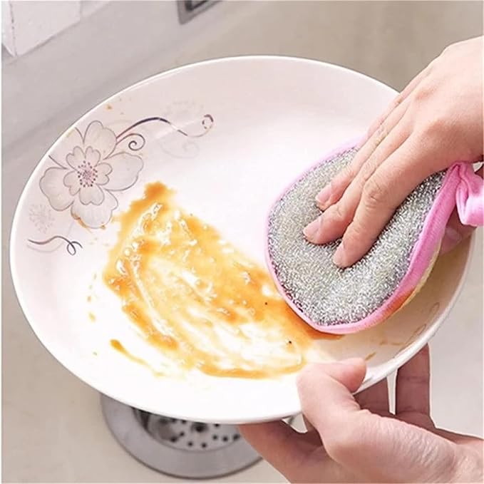 Dual-Sided Dishwashing Reusable Sponge - Image 2