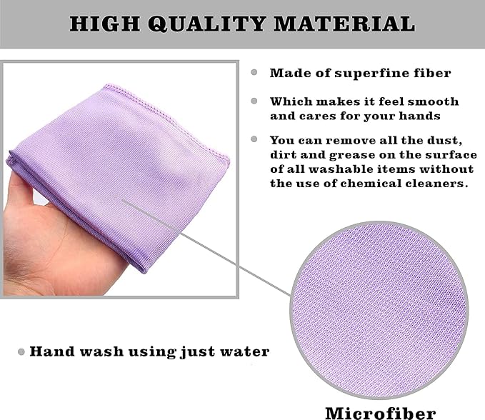 Longmann Window Cleaning Cloth, Glass Cleaning Cloth, Streaks Schatches Free. - Image 3