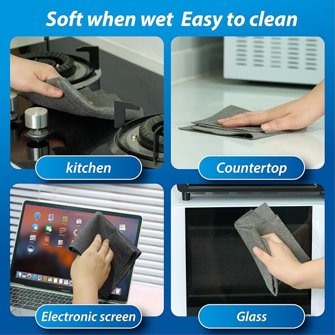 Thickened Magic Cleaning Cloth for Glass, Cleaning Rags Wipes for Windows - Image 6