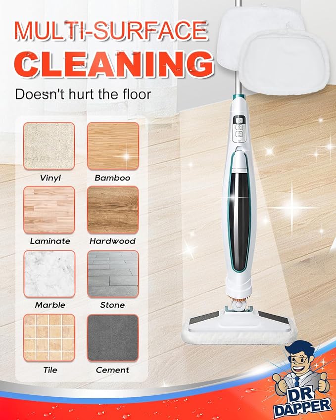 DR DAPPER 4 Pack SMP01 Steam Mop Pads Compatible - Image 5