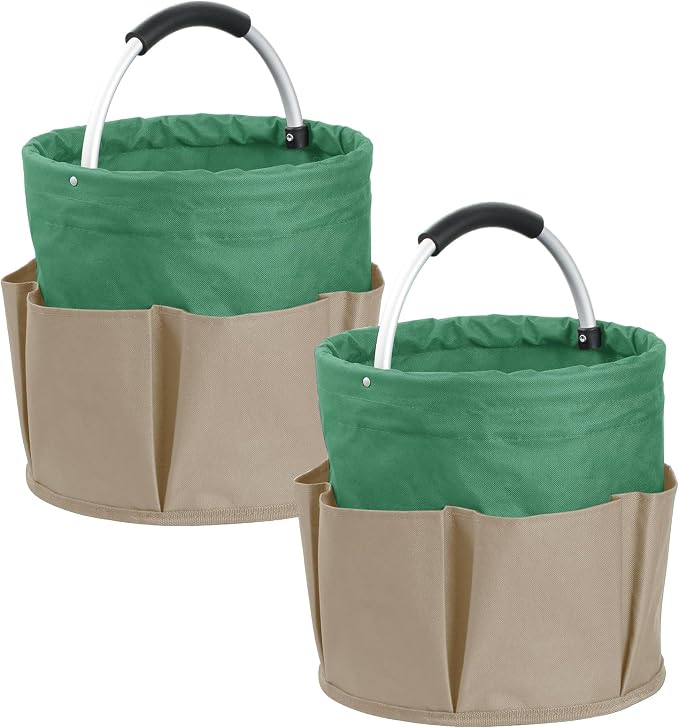 Set of 2 Foldable Cleaning Caddy by IHOMAGIC