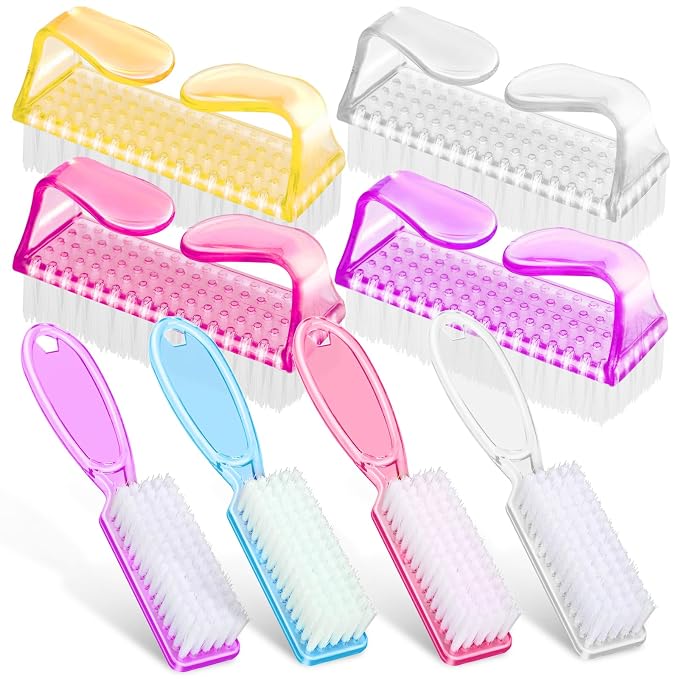 Nail Brushes for Cleaning Fingernails, Handle Grip Nail Scrubber Brush - Image 9