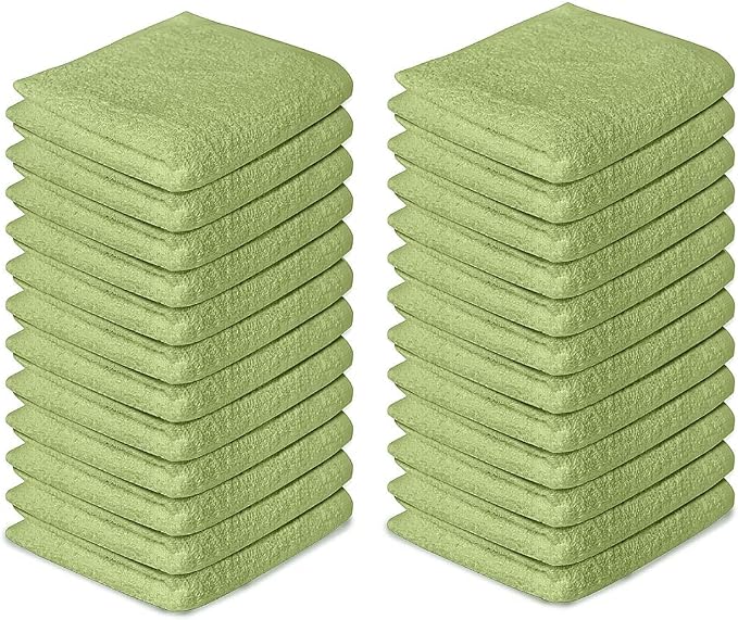 Softolle 100% Cotton Washcloths 60 Pack Soft, Highly Absorbent Washcloth - Image 7