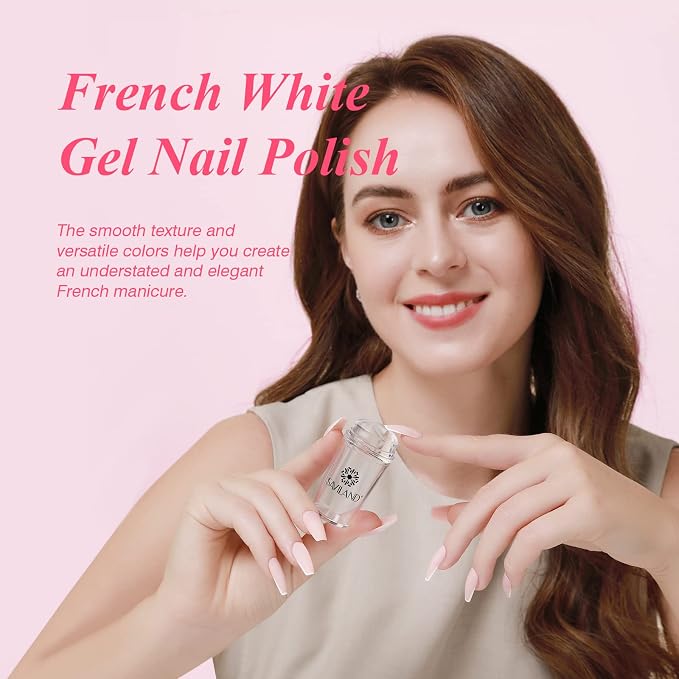 Saviland French Manicure Kit: French Tip Nail Stamp - Image 6