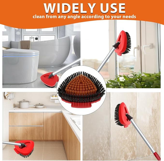 2 Pack Upgraded Spin Mop Replace Scrub Brush Compatible - Image 6