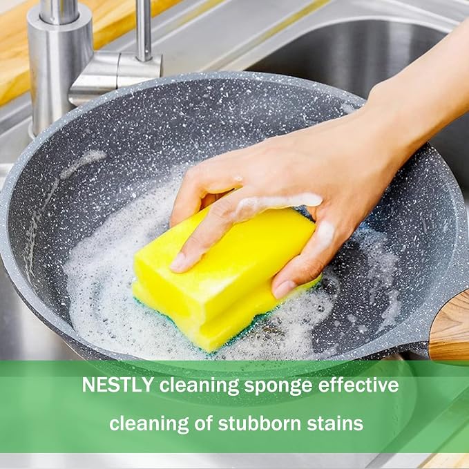 Sponges, Eco Non-Scratch Scrub Pads, Dish Scrubber - Image 3