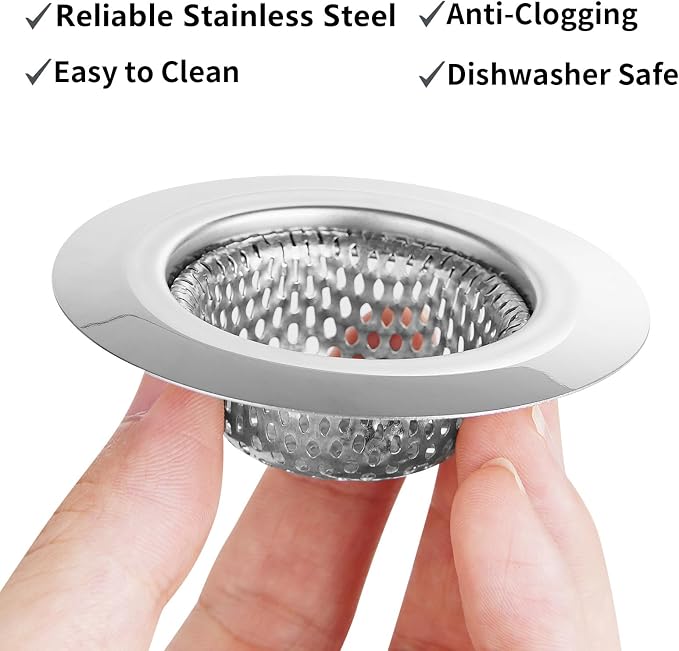 Ohtomber 2PCS Bathtub Drain Strainer - Image 3